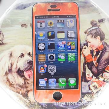 Heat transfer Dye phone case with adhesive injection for iPhone5